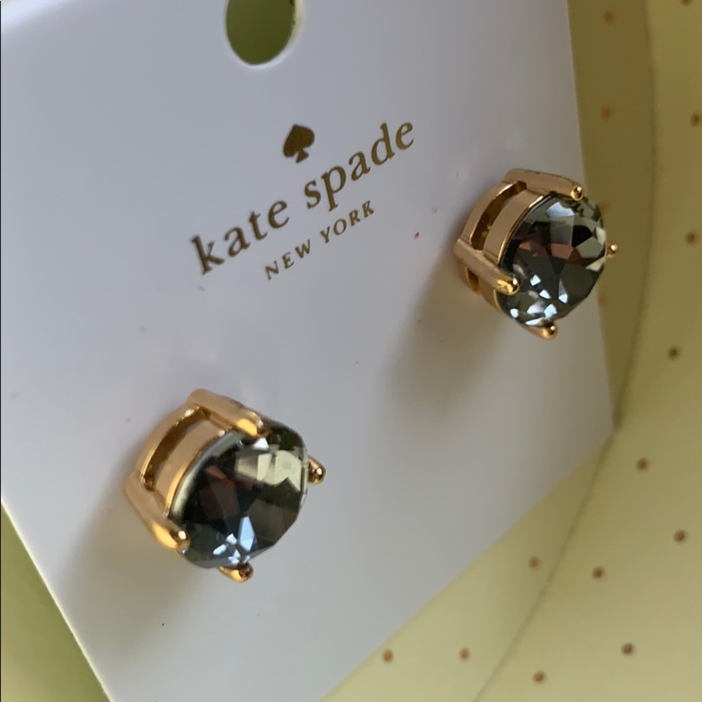Kate Spade ♠️Black Studs - Picture 6 of 8